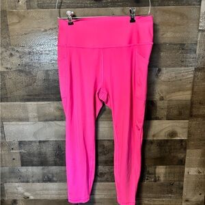 GAP Sculpt High-Waist Leggings in Hot Pink Large